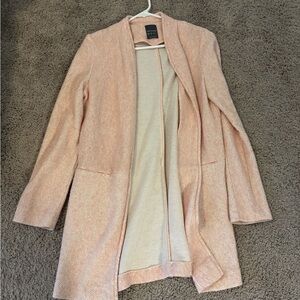 Primark Women's Pink Open-Front Coat